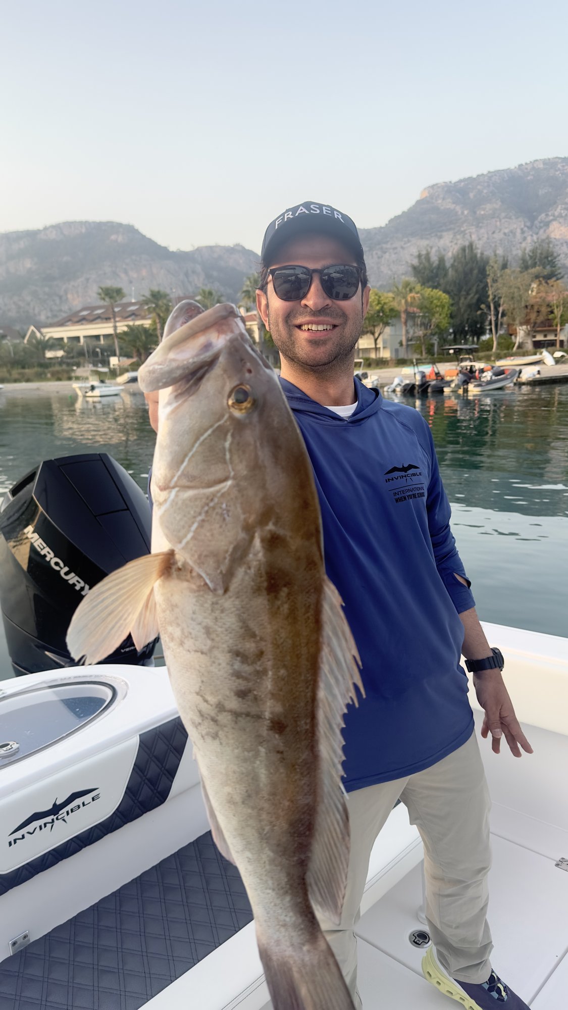 Up close of the day's catch in Gocek on the Invincible 33' Cat