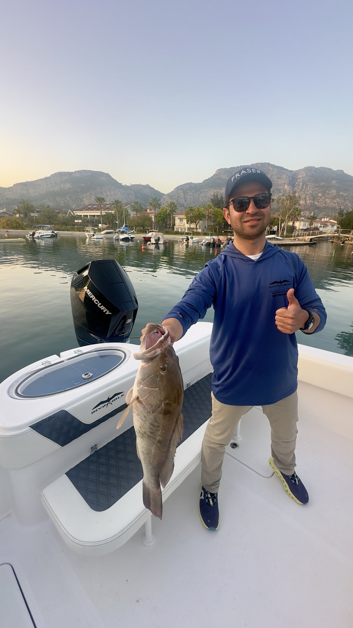 Kivanc with a Grouper