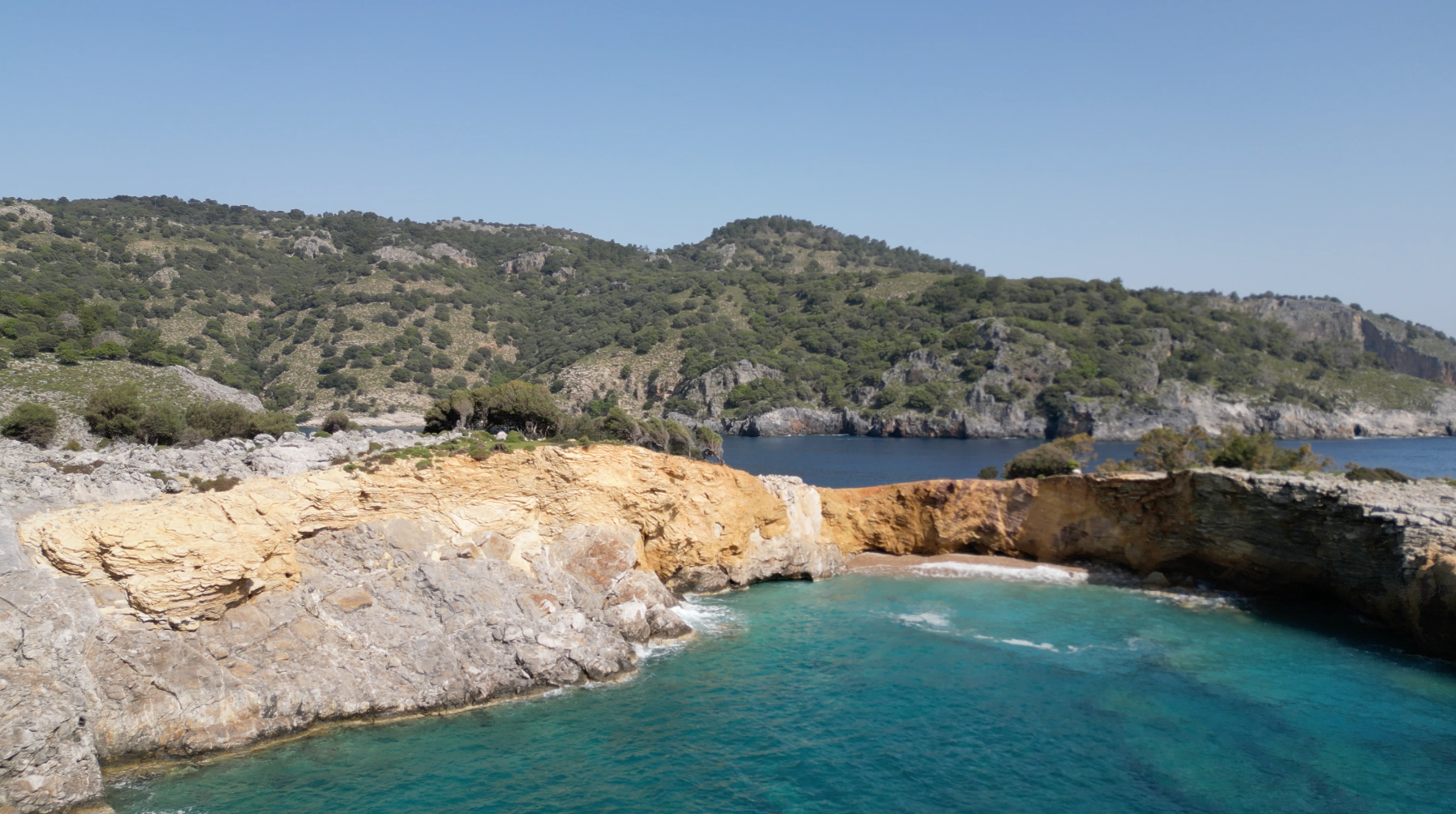 Private beaches accessable only by boat