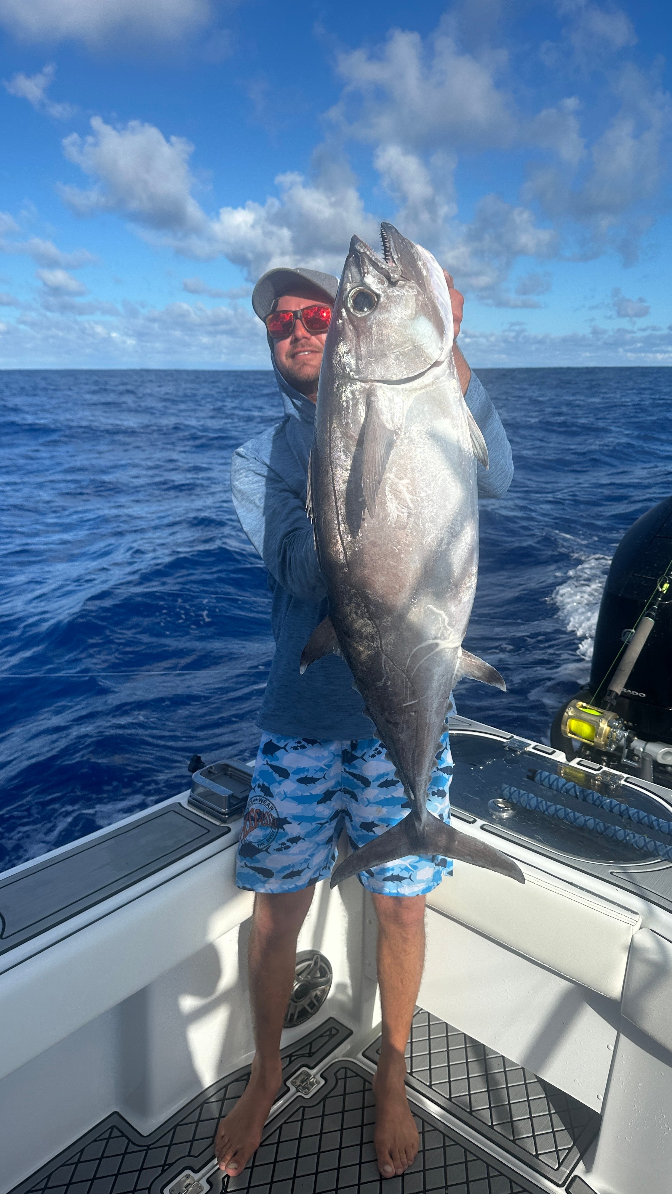 Invincible 46 Pilothouse Catamaran in Fishing the Soudan Banks15