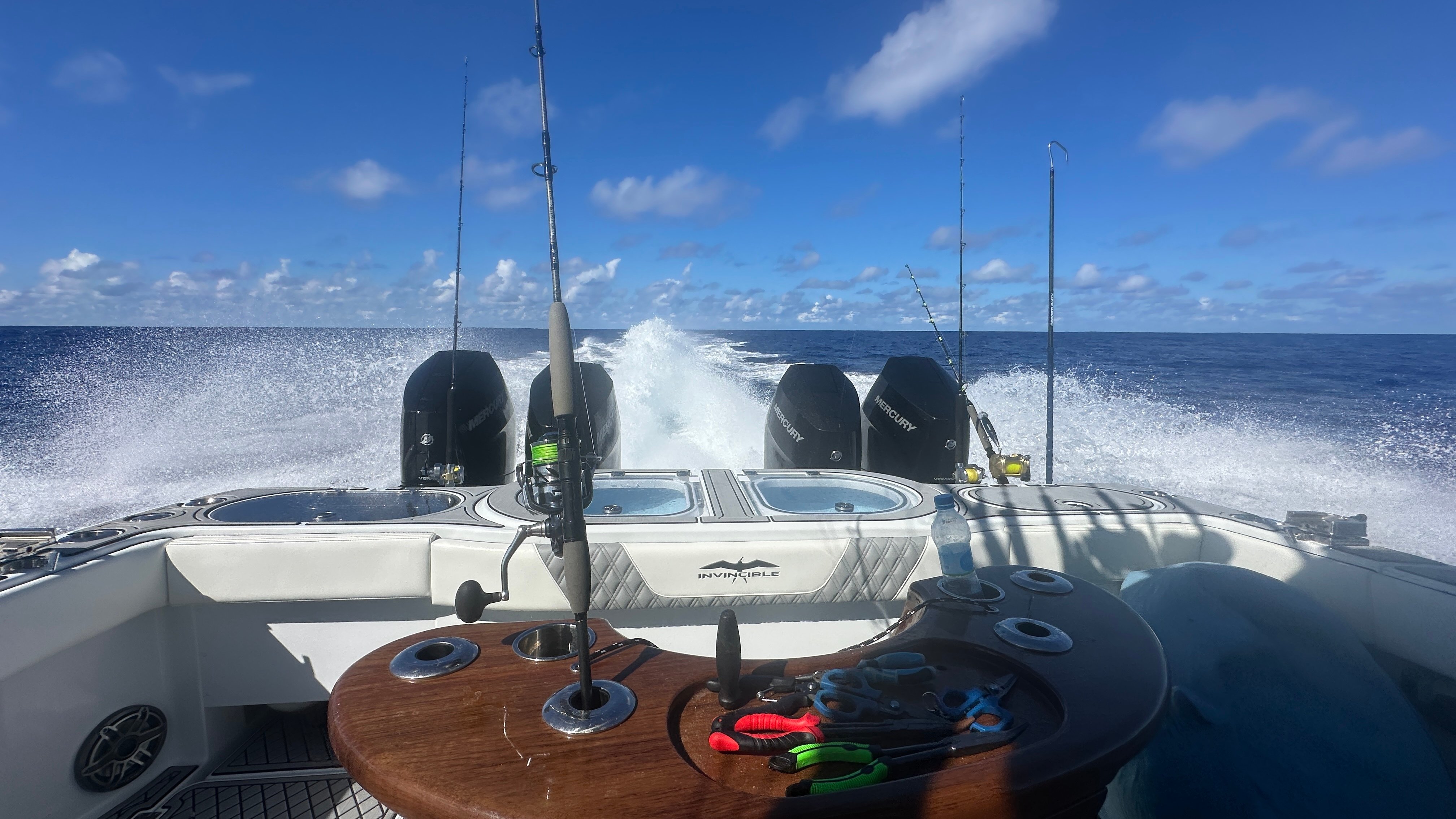 Invincible 46 Pilothouse Catamaran in Fishing the Soudan Banks18