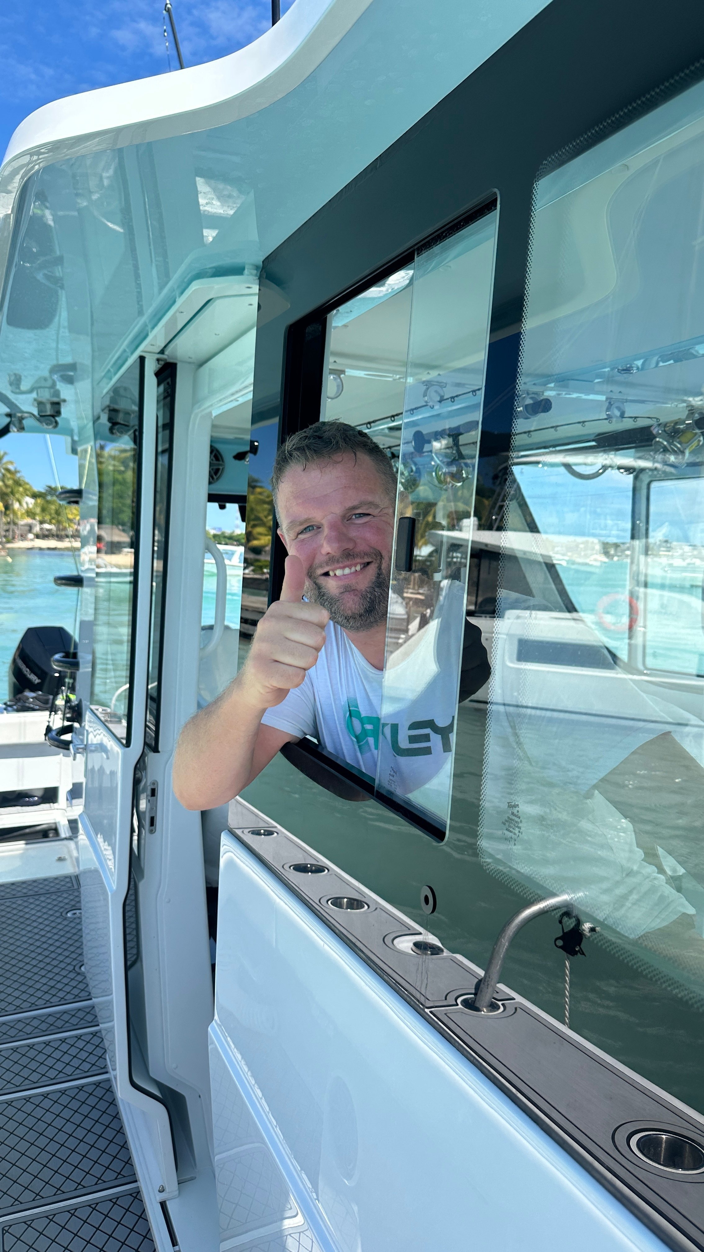Invincible 46 Pilothouse Catamaran in Fishing the Soudan Banks23