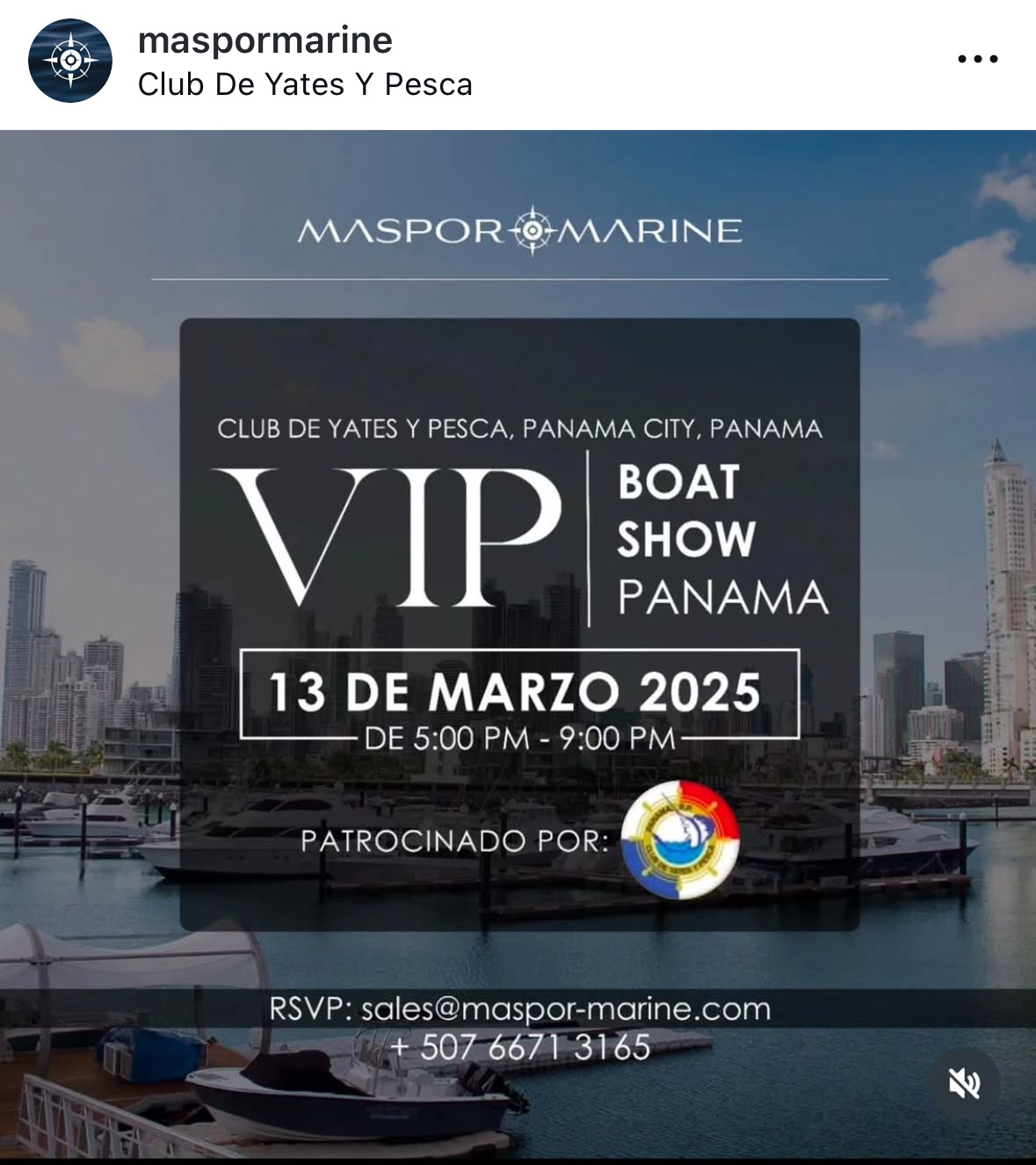 Maspor Marine VIP Event with Invincible Boats March 13th 2025 5pm - 8pm